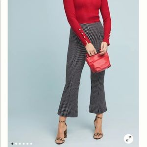ANTHROPOLOGIE | The Essential Cropped Flare Trousers